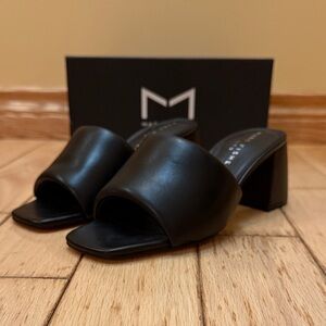 Marc Fisher Black Women's Nombra Sandals